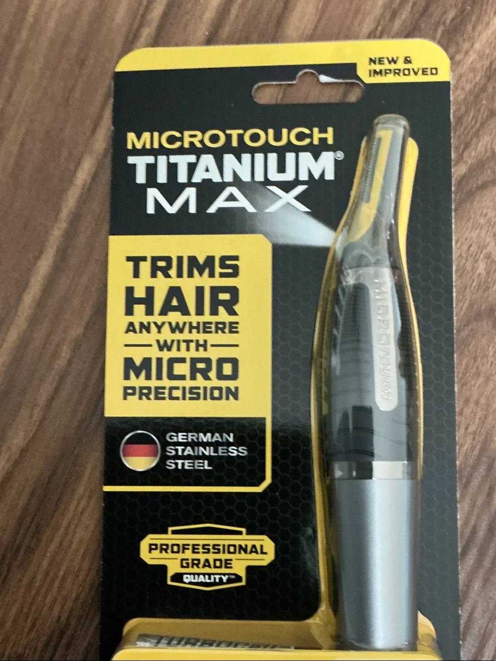 Titanium Max Personal Trimmer - Black & Yellow